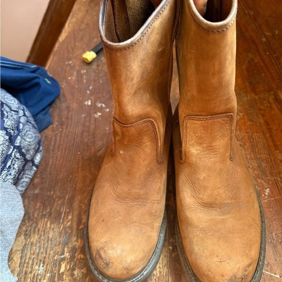 Wolverine Tan Leather Work Boots - Picture 3 of 4